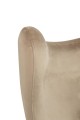 Fotel Egg szeroki Velvet khaki 