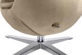Fotel Egg szeroki Velvet khaki 