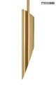 Złota lampa ścienna Lucca
