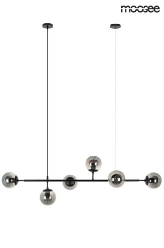 Nowoczesna czarna lampa wisząca Palmier 