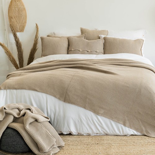 Narzuta leniwy poranek jasno beżowa