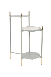 Asymetryczny stolik i stojak na kwiaty Honeycomb