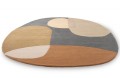 Szaro-beżowy owalny dywan Decor Miller Fall 
