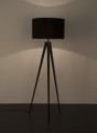 Lampa podłogowa czarna Tripod Black Zuiver