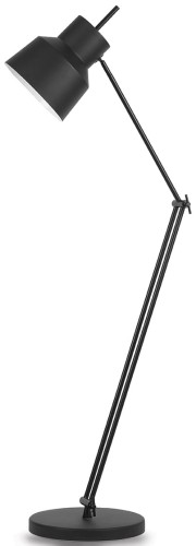 Regulowana lampa podłogowa Belfast czarny mat Romi