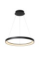 Lampa Ring Vidal czarny mat