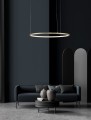 Złota minimalistyczna lampa cienki ring Toluca 60/80/100