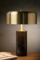 Elegancka lampa stołowa Mirasol czarny marmur