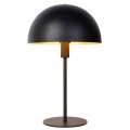 Matowa lampa biurkowa Siemon czarna