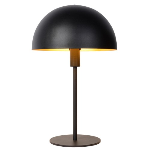 Matowa lampa biurkowa Siemon czarna
