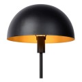 Matowa lampa biurkowa Siemon czarna