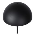 Matowa lampa podłogowa Siemon czarna