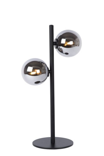 Nowoczesna lampa stołowa Tycho klosze dymione