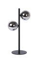 Nowoczesna lampa stołowa Tycho klosze dymione