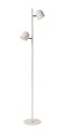 Biała minimalistyczna lampa podłogowa Skanska