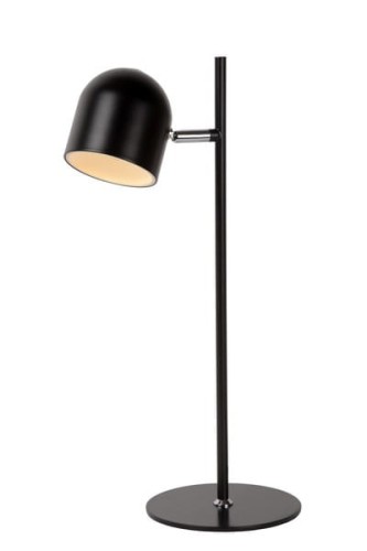 Czarna minimalistyczna lampa biurkowa Skanska LED