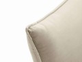 Sofa 3-osobowa Elio beżowy aksamit czarne nóżki