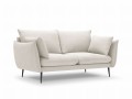 Sofa 2-osobowa Elio strukturalna tkanina jasny beż
