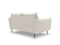 Sofa 2-osobowa Elio strukturalna tkanina jasny beż