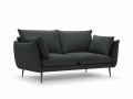 Sofa 2-osobowa Elio strukturalna tkanina grafitowy