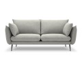 Sofa 3-osobowa Elio strukturalna tkanina jasny szary