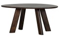 Asymetryczny stół Roundly do jadalni z drewna mango 