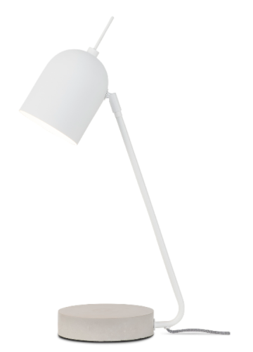 Biała matowa lampa biurkowa Madrid It's About Romi