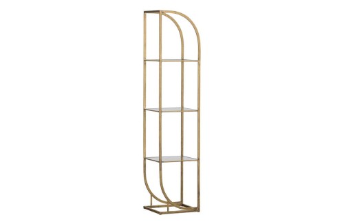 Metalowy regał Intense antyczny mosiądz 39 cm Be Pure