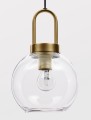 Lampa wisząca transparentna kula Banes