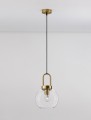 Lampa wisząca transparentna kula Banes
