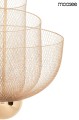 Nowoczesna lampa wisząca Mesh 60 złota Moosee