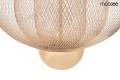 Nowoczesna lampa wisząca Mesh 45 złota Moosee