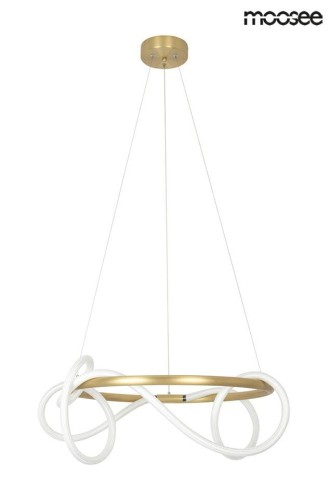 Nowoczesna lampa wisząca Serpiente 60 okrągła Moosee