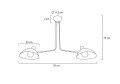 Lampa sufitowa RAVEN 2