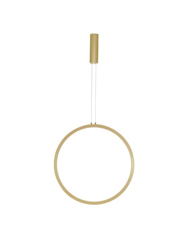 Nowoczesna lampa pionowy ring złota Autlan M 