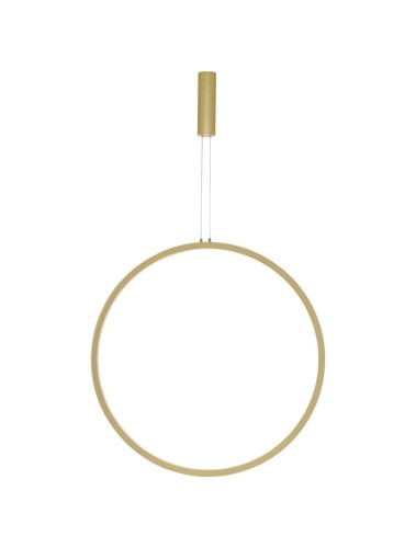 Nowoczesna lampa pionowy ring złota Autlan L