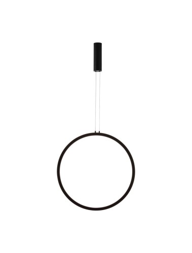 Nowoczesna lampa pionowy ring czarna Autlan M