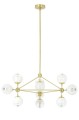 Lampa wisząca Planetario 15 Gold
