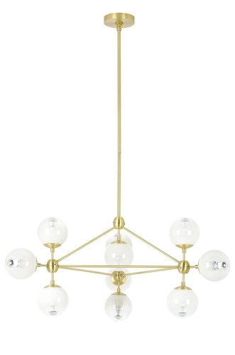 Lampa wisząca Planetario 15 Gold