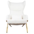 Fotel Hampton Teddy biały