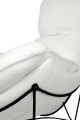 Fotel Otilia Teddy Stand biały