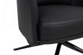 Czarny fotel Victor skóra ekologiczna