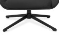 Fotel obrotowy Vita Velvet czarny