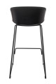 Hoker barowy Alto czarny polipropylen 66