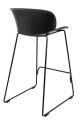 Hoker barowy Alto czarny polipropylen 66