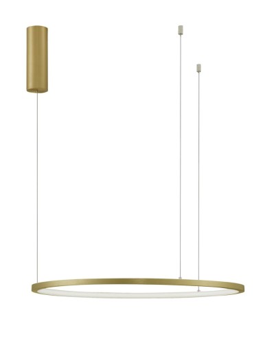 Złota minimalistyczna lampa cienki ring Toluca 60/80/100