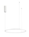 Biała minimalistyczna lampa cienki ring Toluca 60/80/100