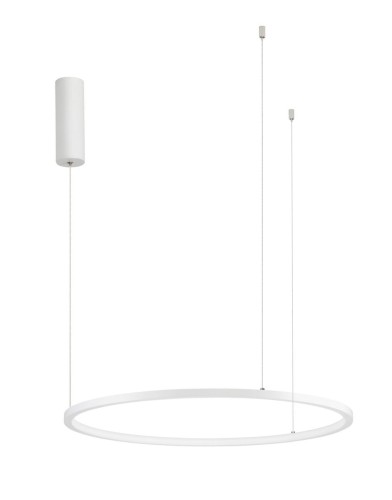 Biała minimalistyczna lampa cienki ring Toluca 60/80/100
