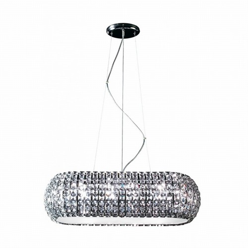Kryształowa podłużna lampa Antarctica
