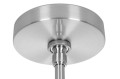 Lampa wisząca Apollo 1 czarna - stal polerowana
